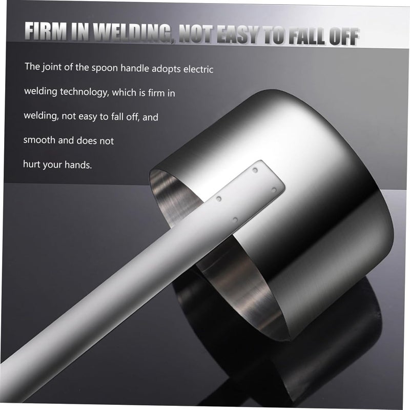 Stainless Steel Kitchen Ladle And Funnel Set For Oil Wine Transfer Cooking Bartending - Image 4